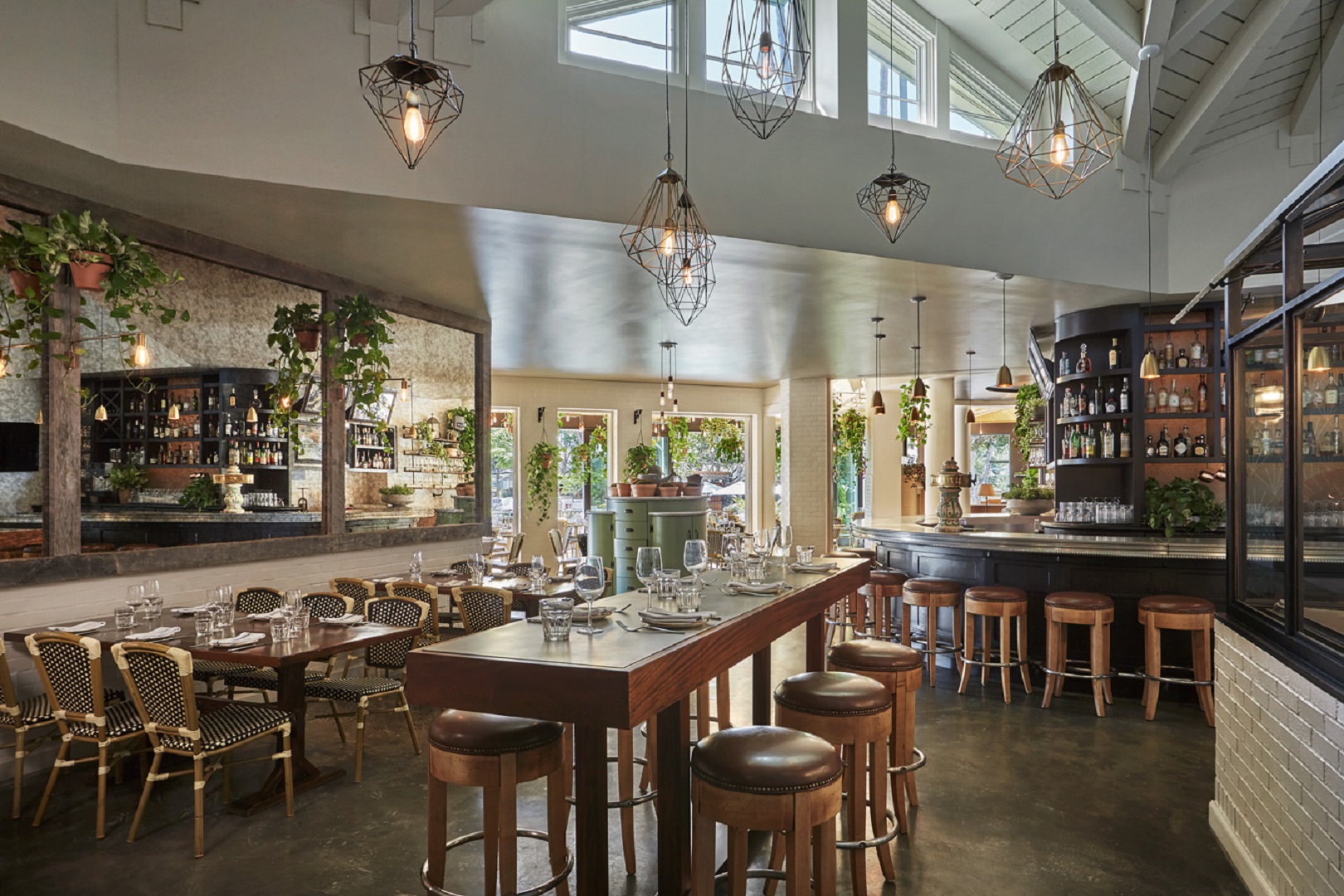 Image of FIG Restaurant Bar Area Fairmont Miramar Hotel & Bungalows Santa Monica California